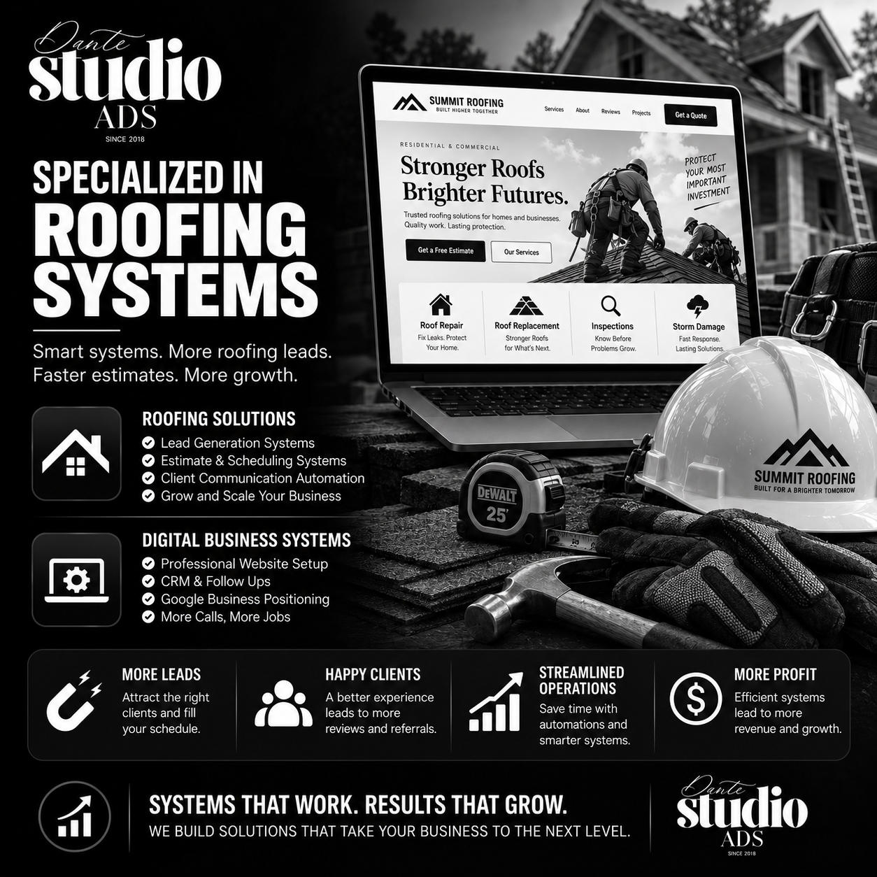 Dante Studio ADS specialized business system showcase 6